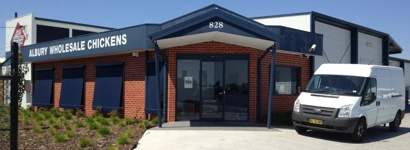 Albury Wholesale Chickens premises at 828 Ramsden Drive