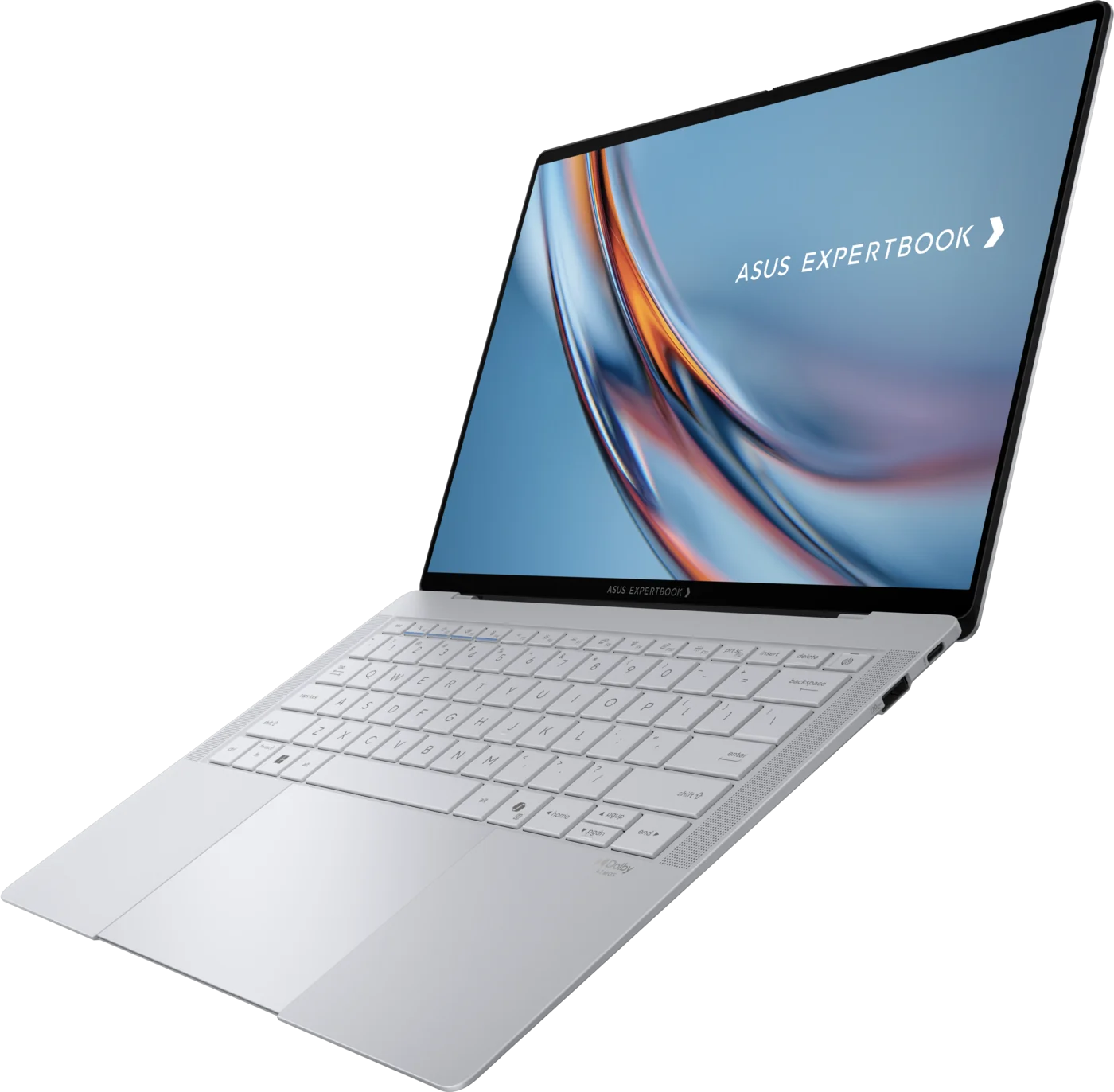 ASUS ExpertBook Ultra B9406CAA notebook, open, viewed from the front right
